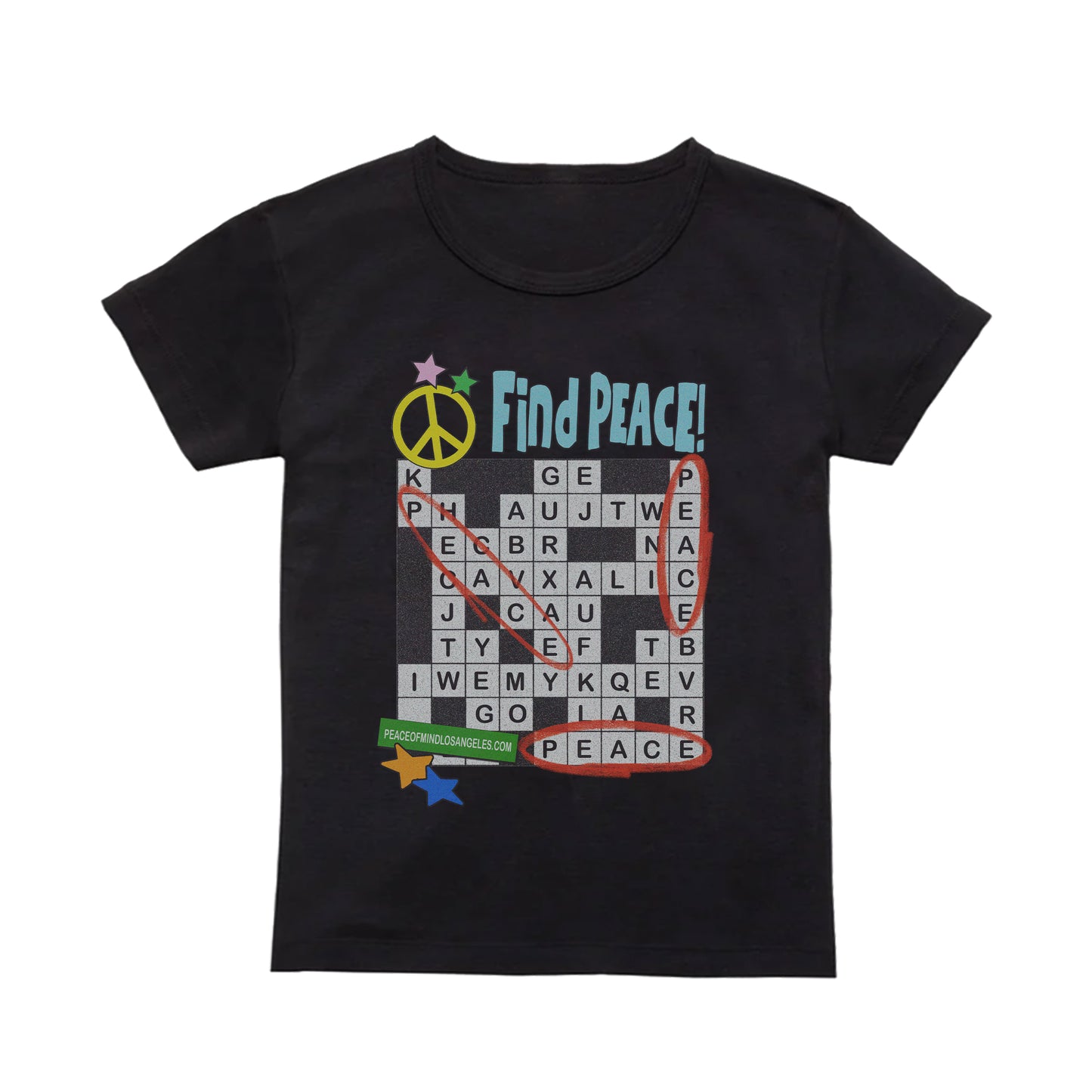 Find Peace Puzzle Mini Tee