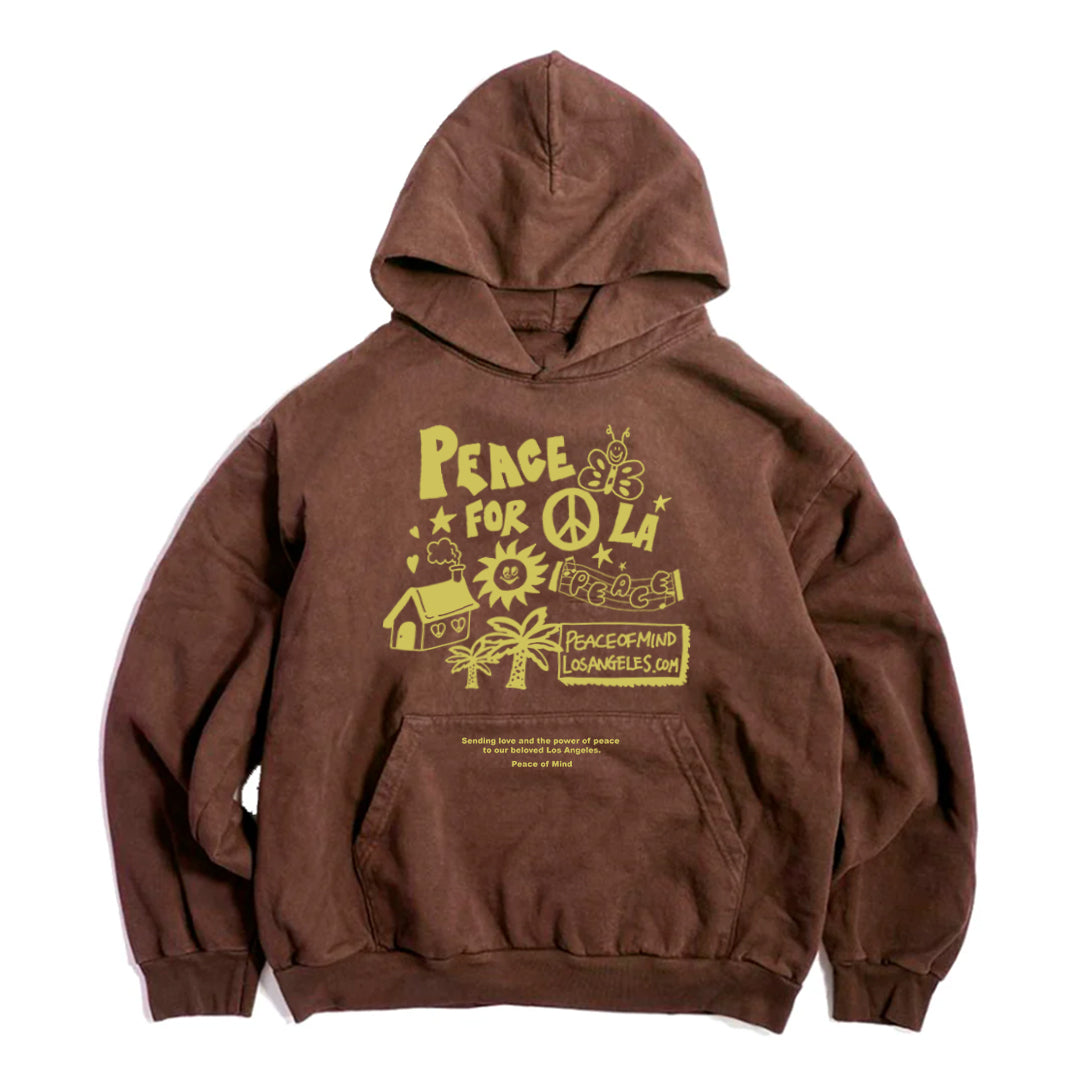 Peace for LA Charity Project - Heavy Cotton Hoodie