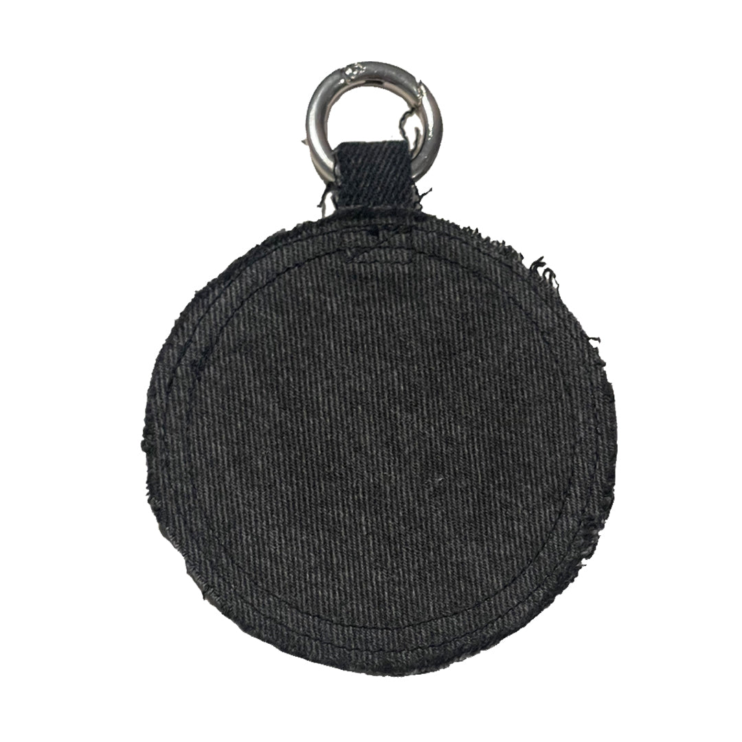 ''Peace is mirroring'' Denim Mirror - Black x Black