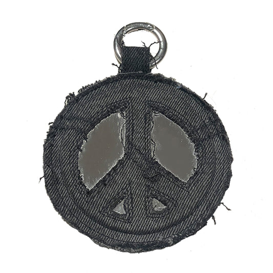 ''Peace is mirroring'' Denim Mirror - Black x Black