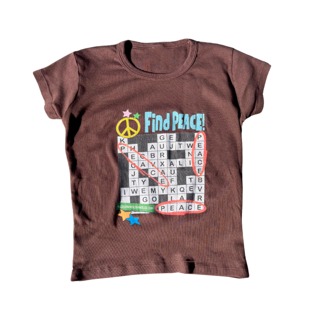 Find Peace Puzzle Mini Tee