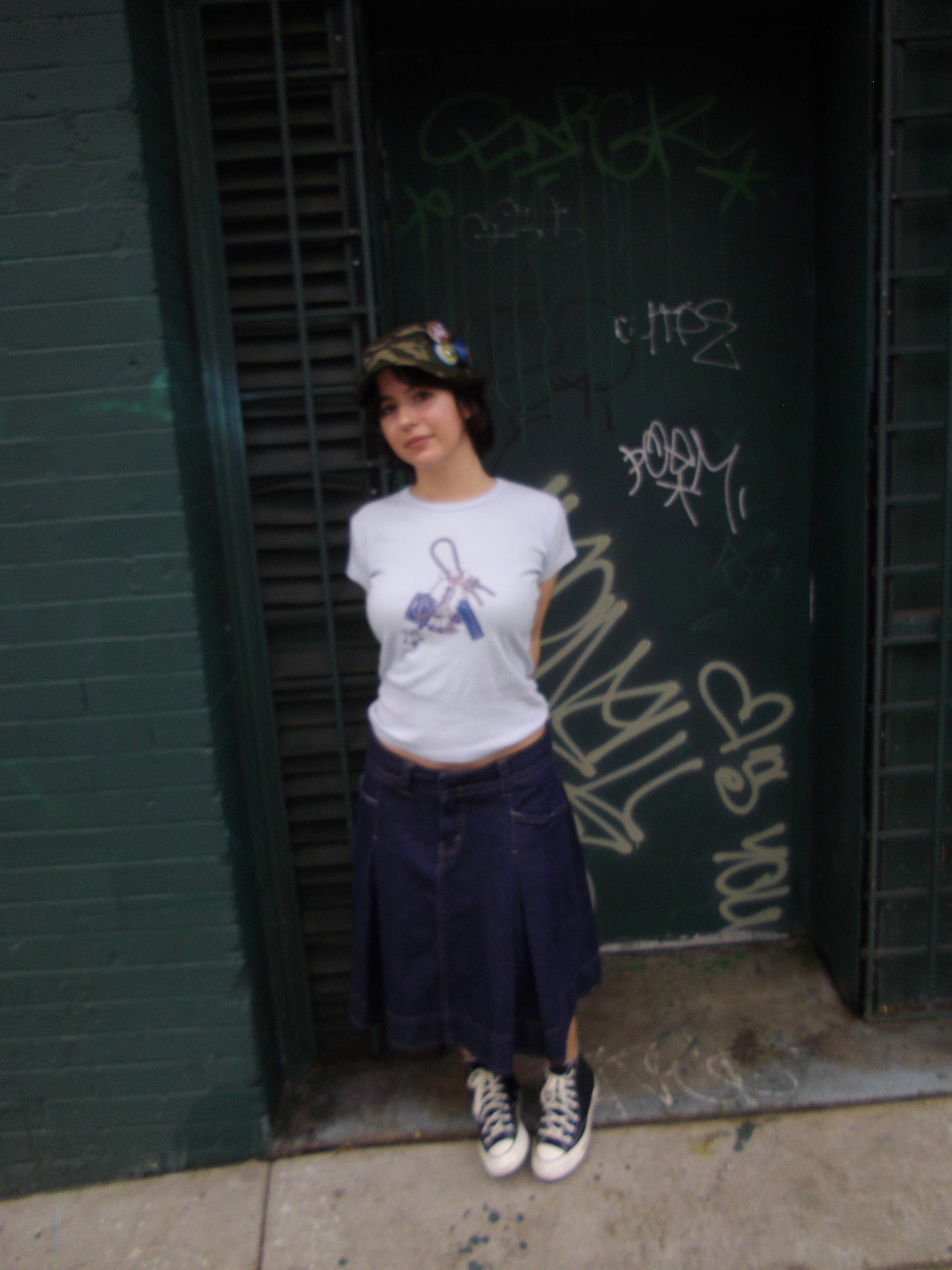 Peace Carabiner Key Chain Mini Tee