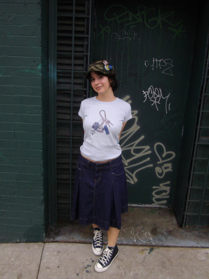 Peace Carabiner Key Chain Mini Tee