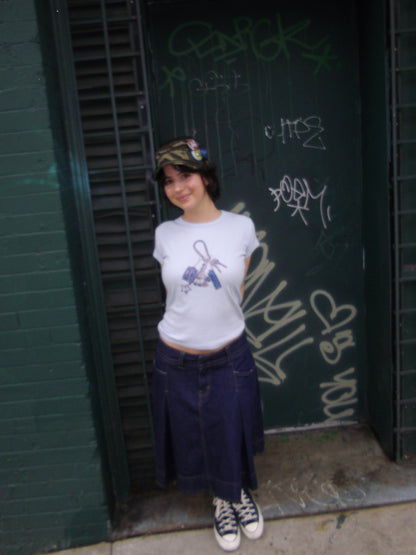 Peace Carabiner Key Chain Mini Tee