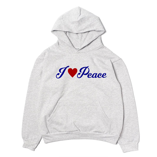 I ❤️ Peace Hoodie - ASH