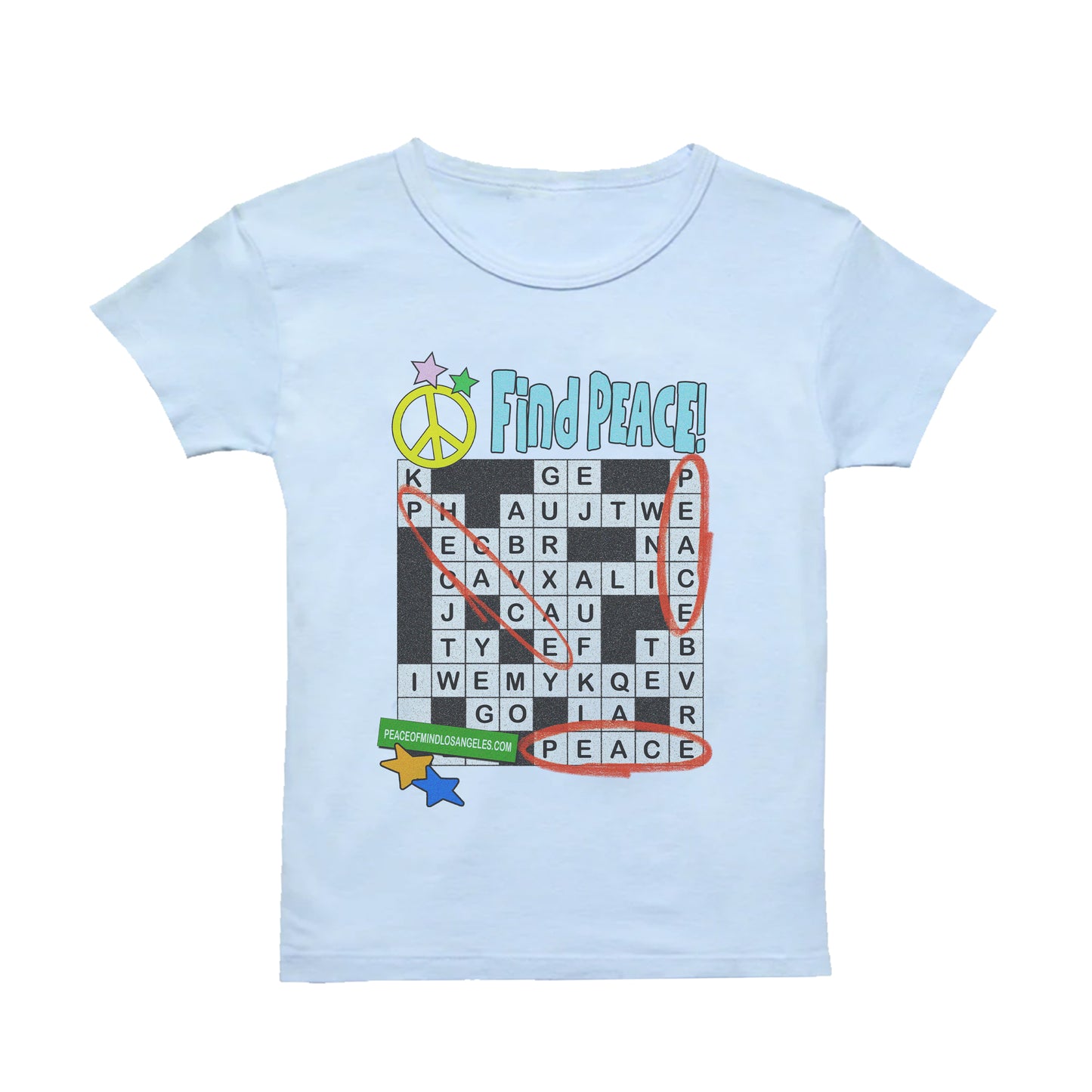 Find Peace Puzzle Mini Tee