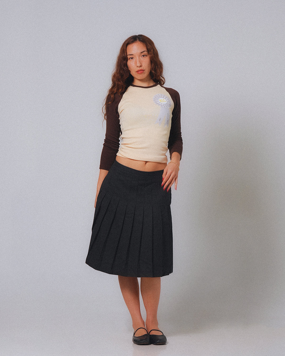 Rosette Raglan Long Sleeve