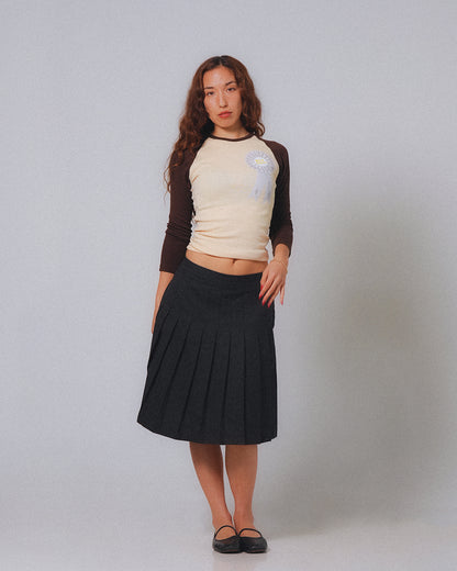 Rosette Raglan Long Sleeve