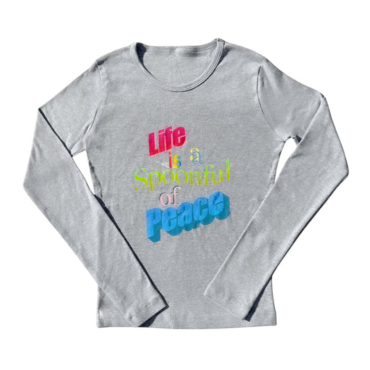 90's Internet Logo Fitted Long Sleeve