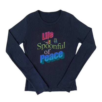 90's Internet Logo Fitted Long Sleeve