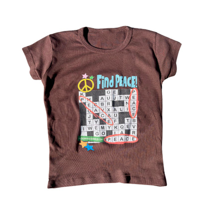 Find Peace Puzzle Mini Tee