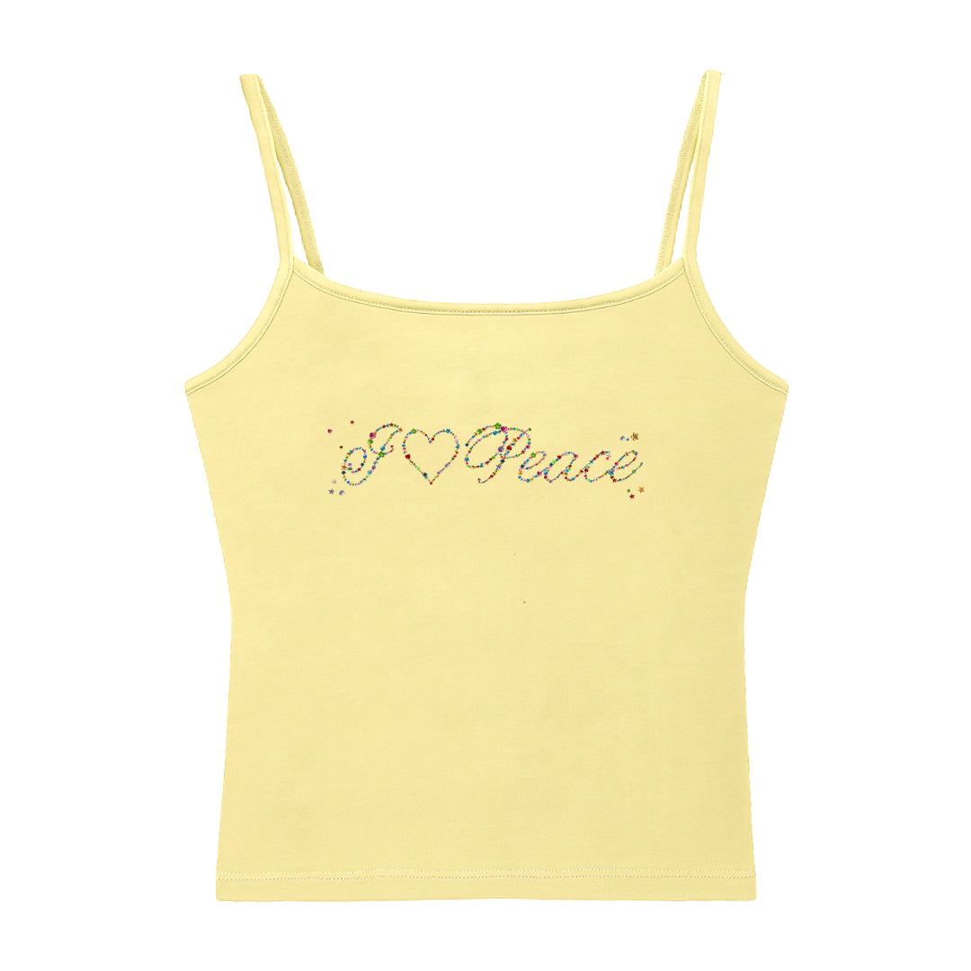 I♡Peace Gem Printed Cami